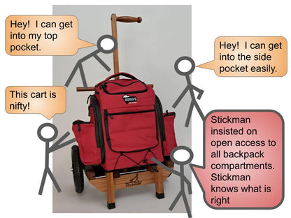 Model Mark-9 Disc Golf Cart