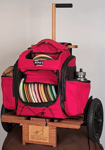 W-I-D-E backpack on M-10 cart