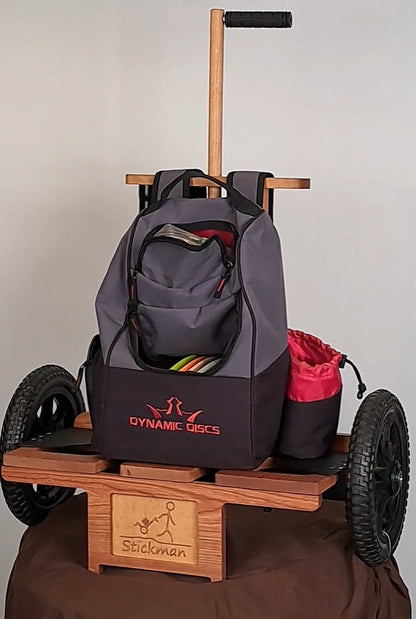 Narrow backpack on M-10 cart